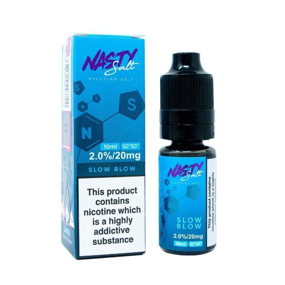20mg Slow Blow Nic Salt E-liquid by Nasty Salts | 10ml | Wolfvapes