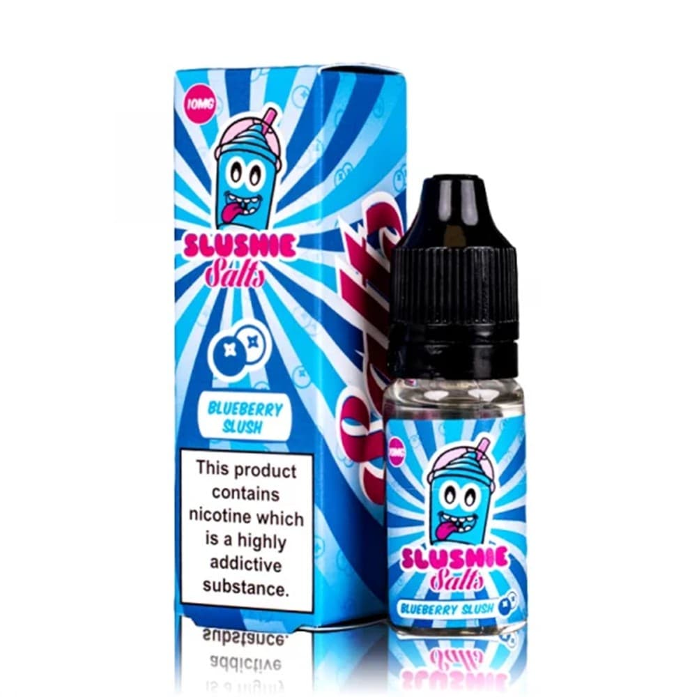 10mg Blueberry Slush Nic Salt E Liquid 10ml By Slushie Salts | 3 Pack | Wolfvapes