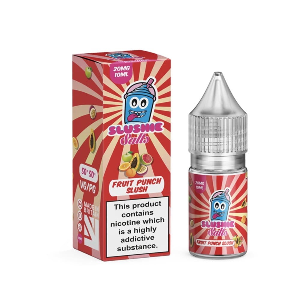 20mg Slushie Salts Fruit Punch Slush Nic Salt 10ml | 3 Pack | Wolfvapes