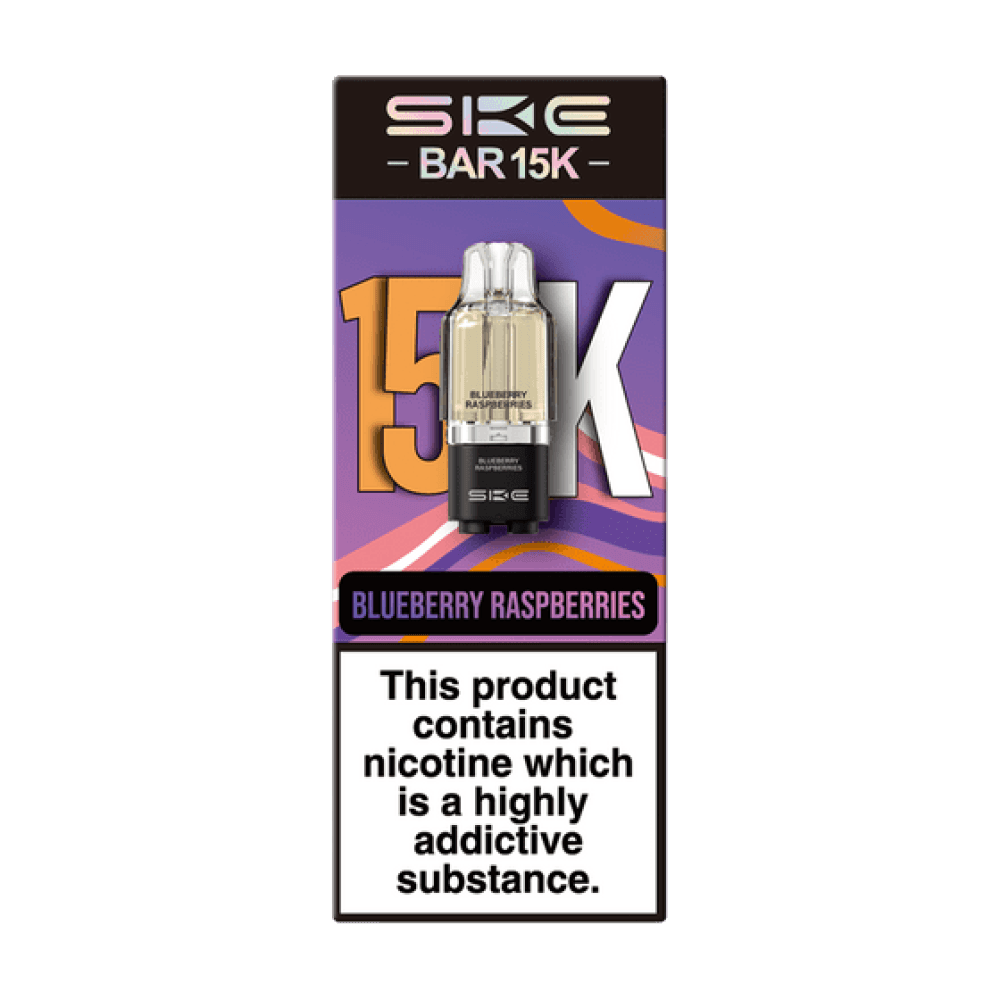 Blueberry Raspberries Ske Bar 15k Replacement Pods Pack of 5