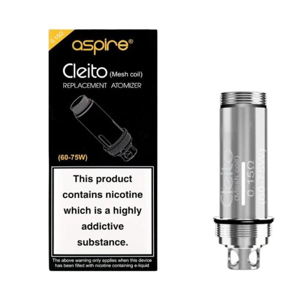 MESH 0.15 Ohm Aspire Cleito Coils 5 Pack | Authentic Aspire Cleito Coils | Wolfvapes