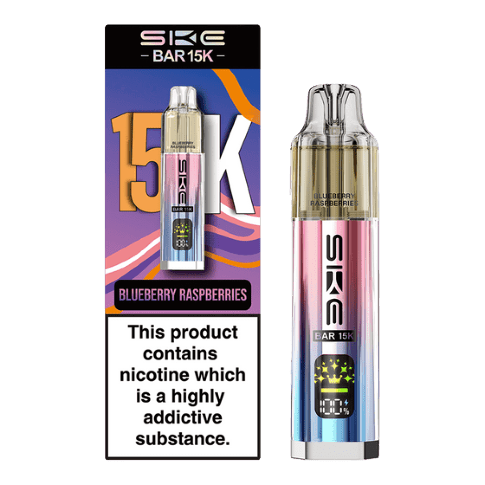 Blueberry Raspberries Ske Bar 15k Prefilled Pod Vape Kit Pack of 5