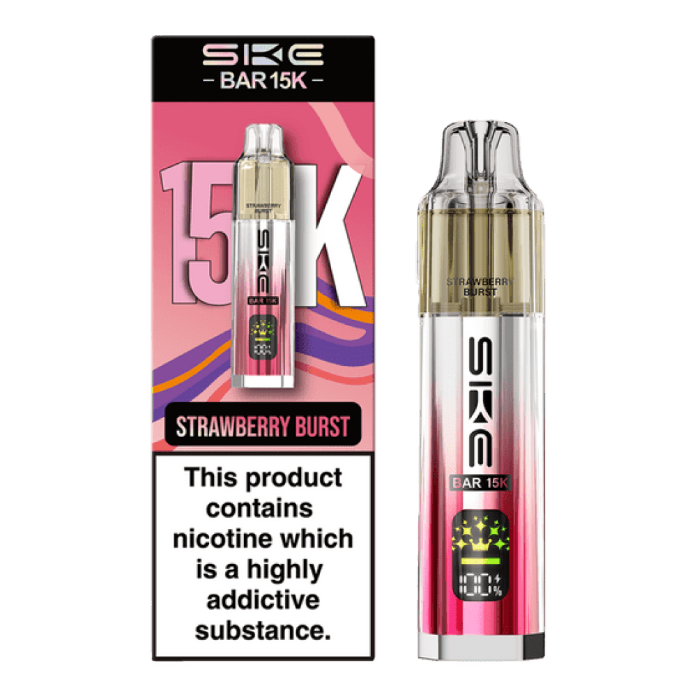 Strawberry Burst Ske Bar 15k Prefilled Pod Vape Kit Pack of 5