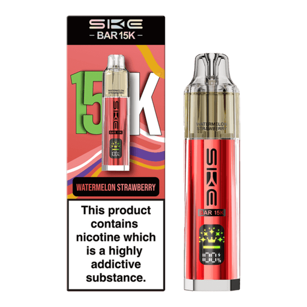Watermelon Strawberry Ske Bar 15k Prefilled Pod Vape Kit Pack of 5