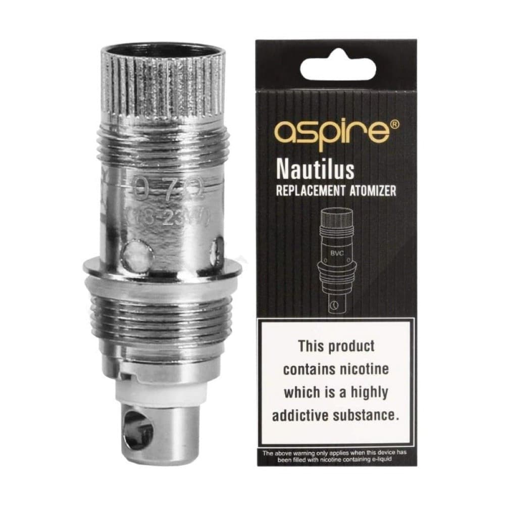 0.7 Ohm Aspire Nautilus BVC Coils | Pack Of 5 | Wolfvapes