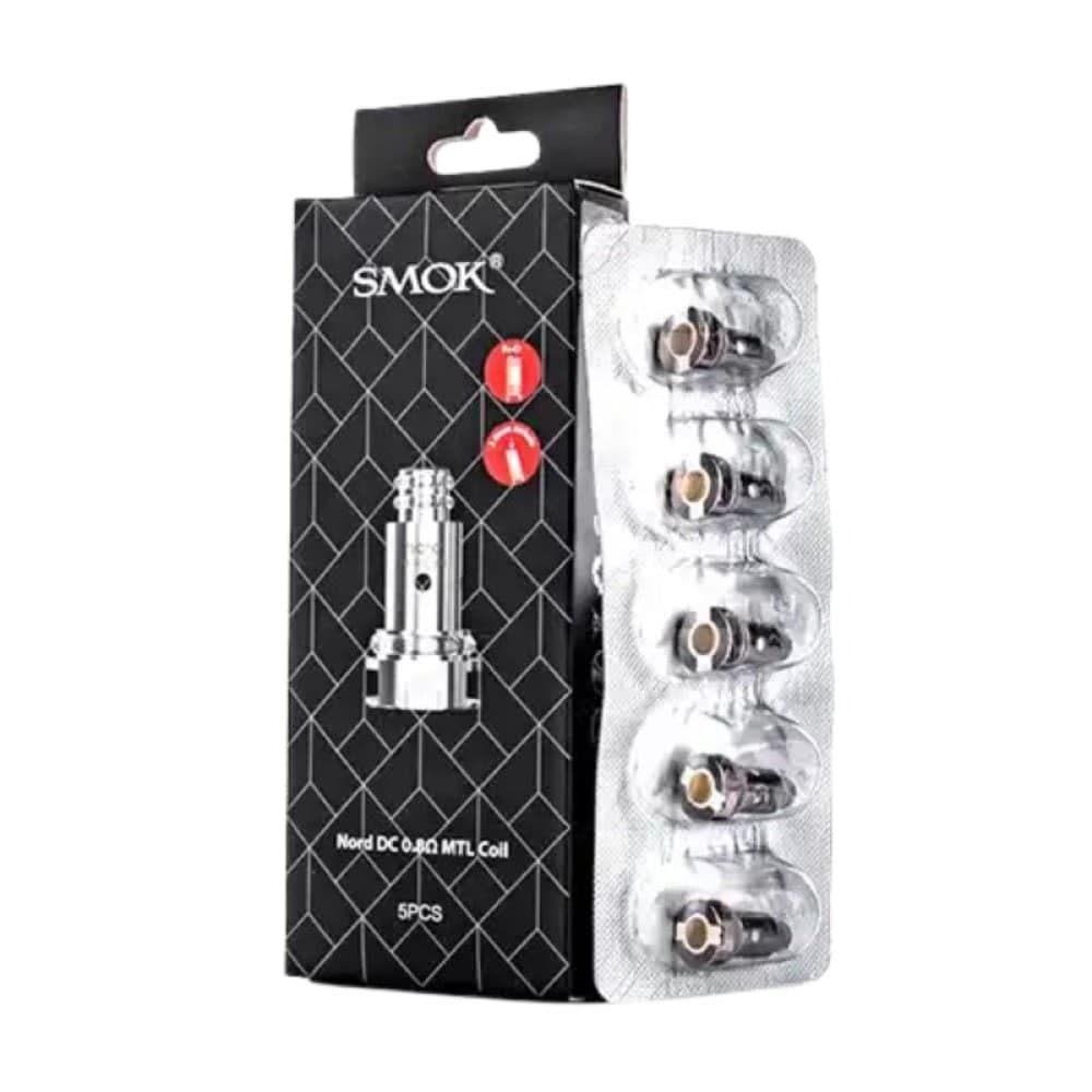 0.8Ω COILS Smok Nord Replacement Coils | 5 Pack | Wolfvapes