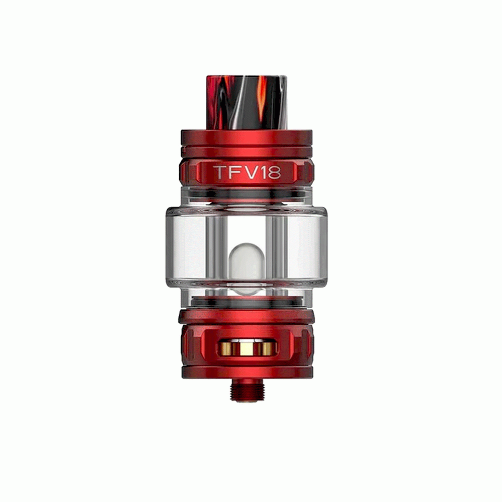 RED SMOK TFV18 Sub-Ohm Tank | SMOK TFV18 Sub-Ohm Tank 7.5mL | wolfvapes
