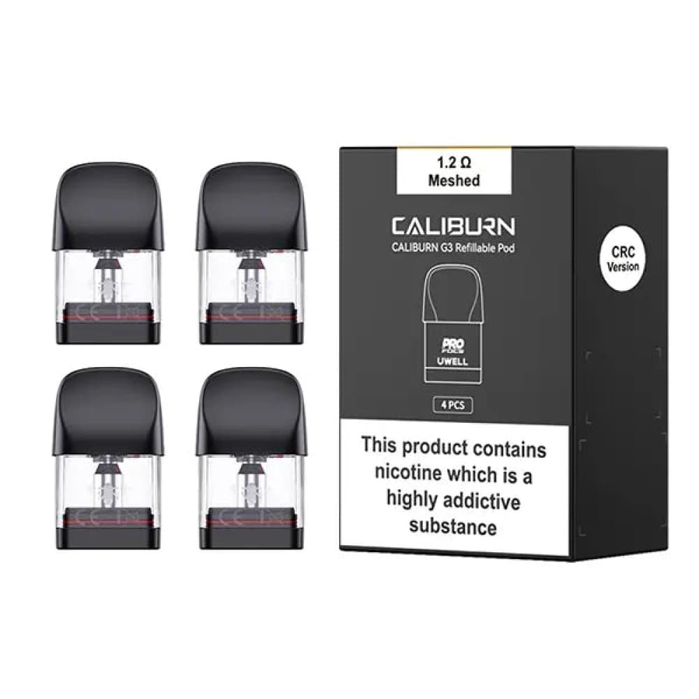 1.2ohm Uwell Caliburn G3 Replacement Pod (Pack of 4)