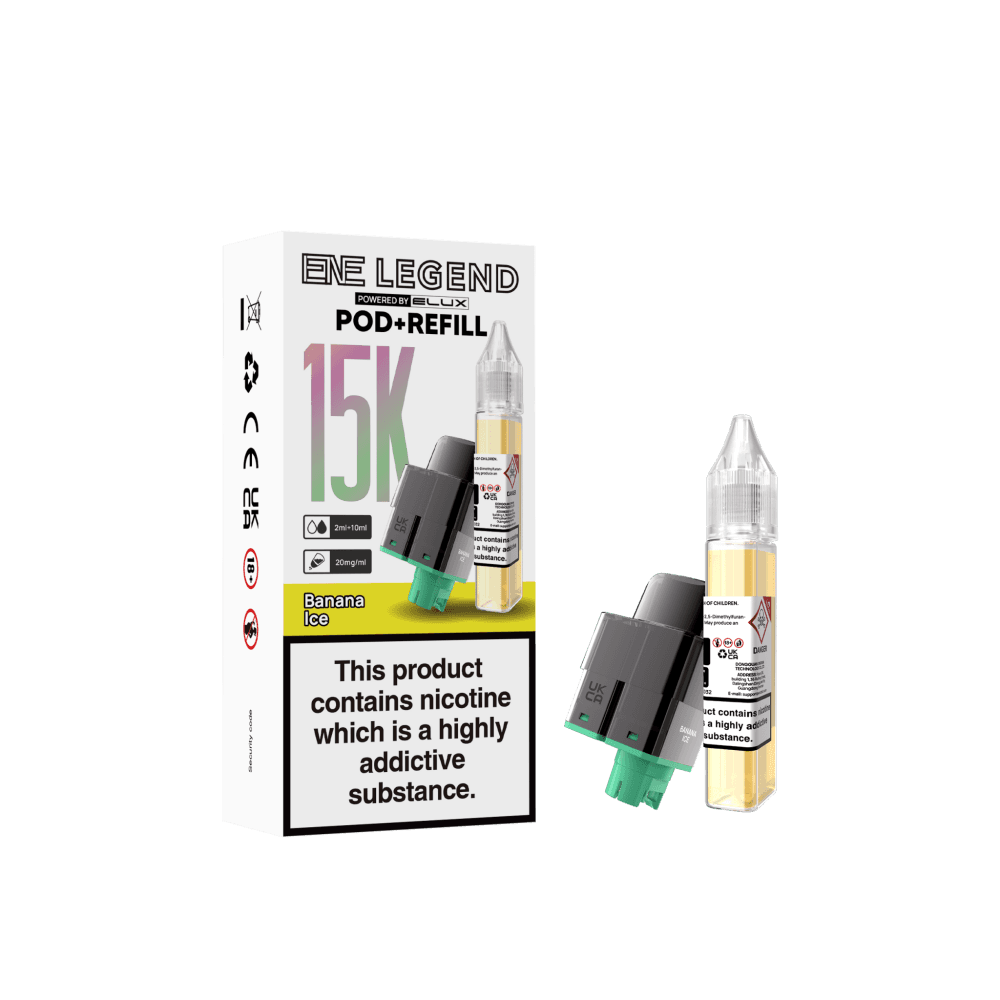 Banana Ice Elux ENE Legend 15k Replacement Pods Pack of 5
