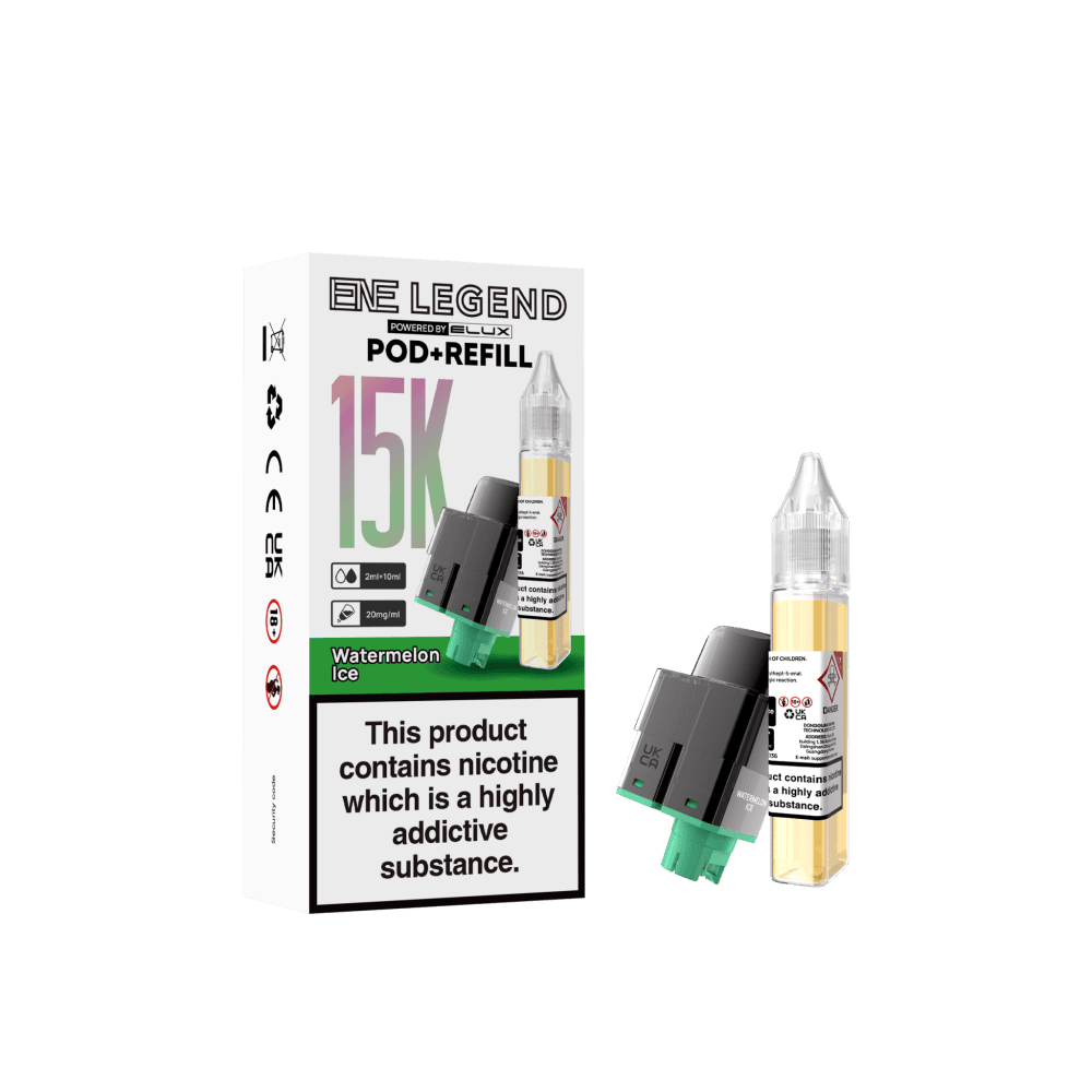 Watermelon Ice Elux ENE Legend 15k Replacement Pods Pack of 5