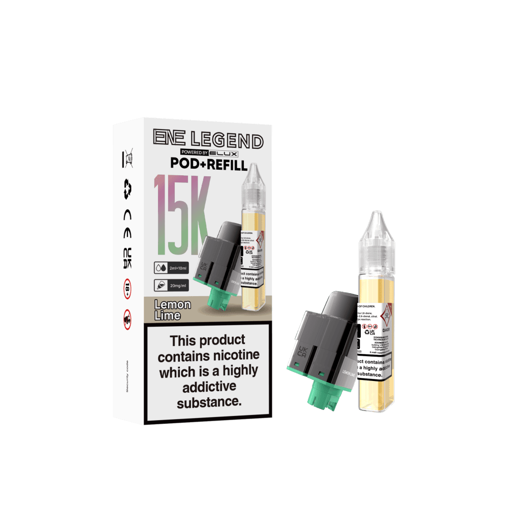Lemon Lime Elux ENE Legend 15k Replacement Pods Pack of 5