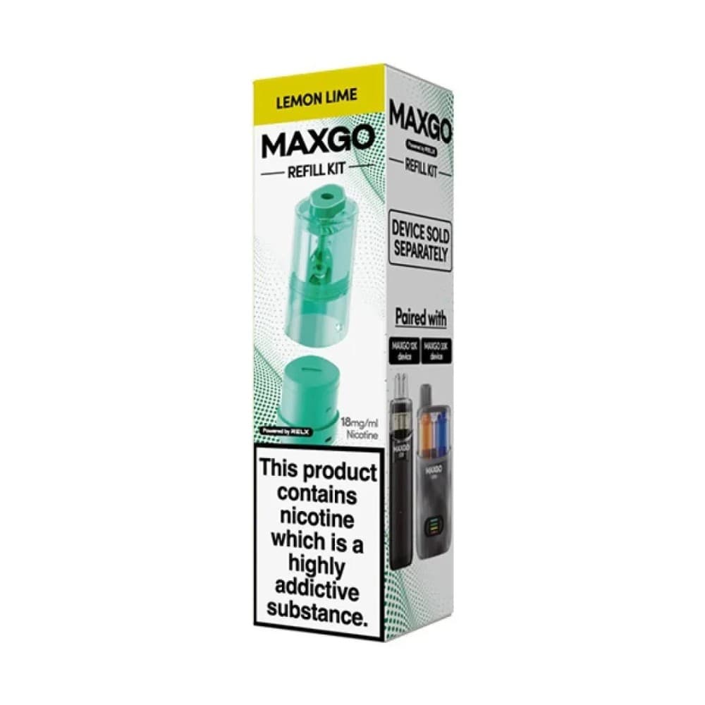 Lemon Lime RELX Maxgo 22k Replacement Pods - Box of 5