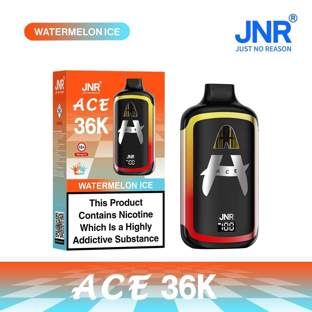 Watermelon Ice JNR ACE 36k Prefilled Vape Kit Pack of 5