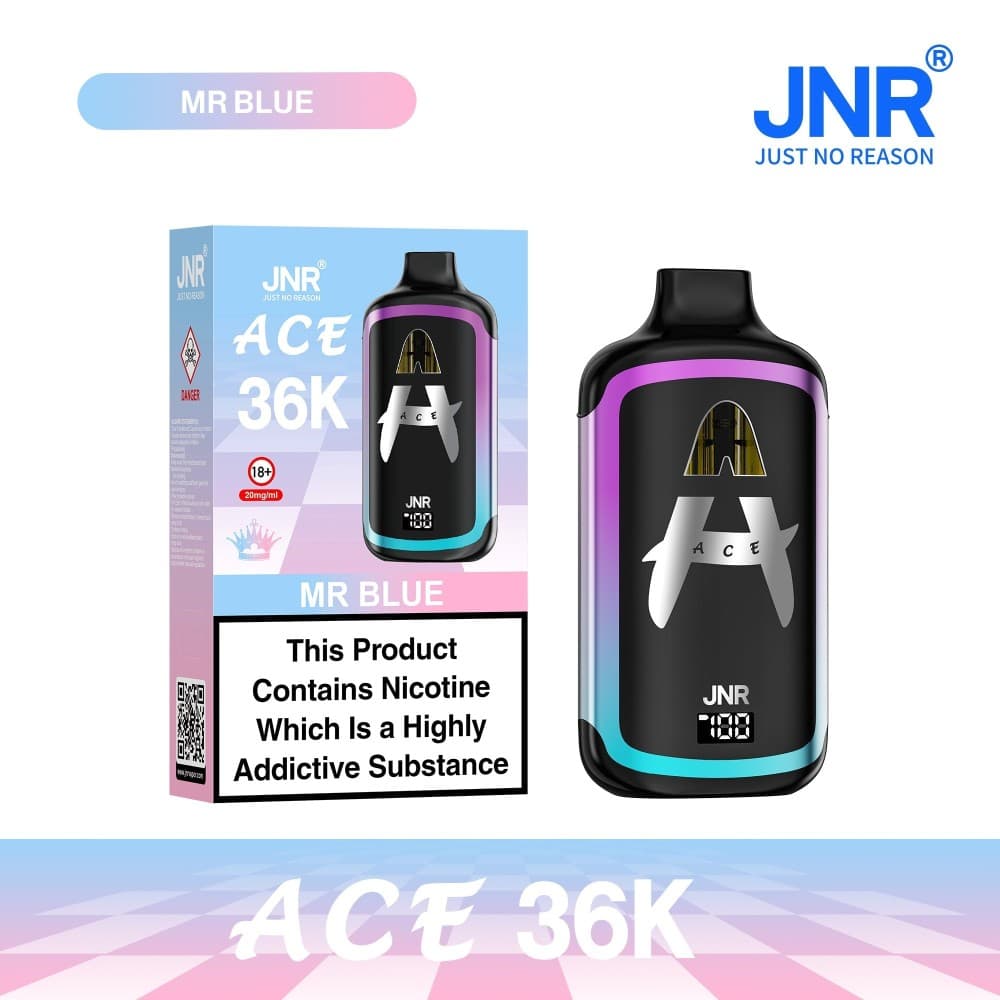 Mr Blue JNR ACE 36k Prefilled Vape Kit Pack of 5