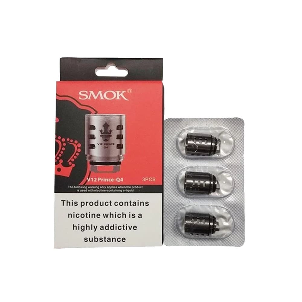 V12-Q4 SMOK TFV12 Tank Replacement Coils | 3 Pack | Wolfvapes