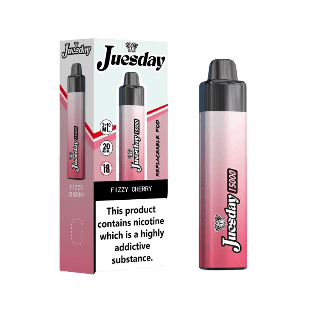 Fizzy Cherry Juesday 15k Prefilled Vape Kit Box of 10