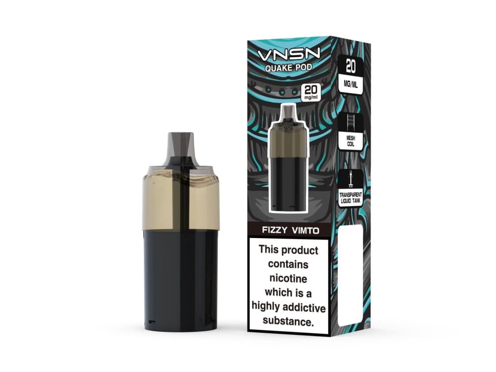Fizzy VMT VNSN Quake 10000 Replacement Pods Box of 5