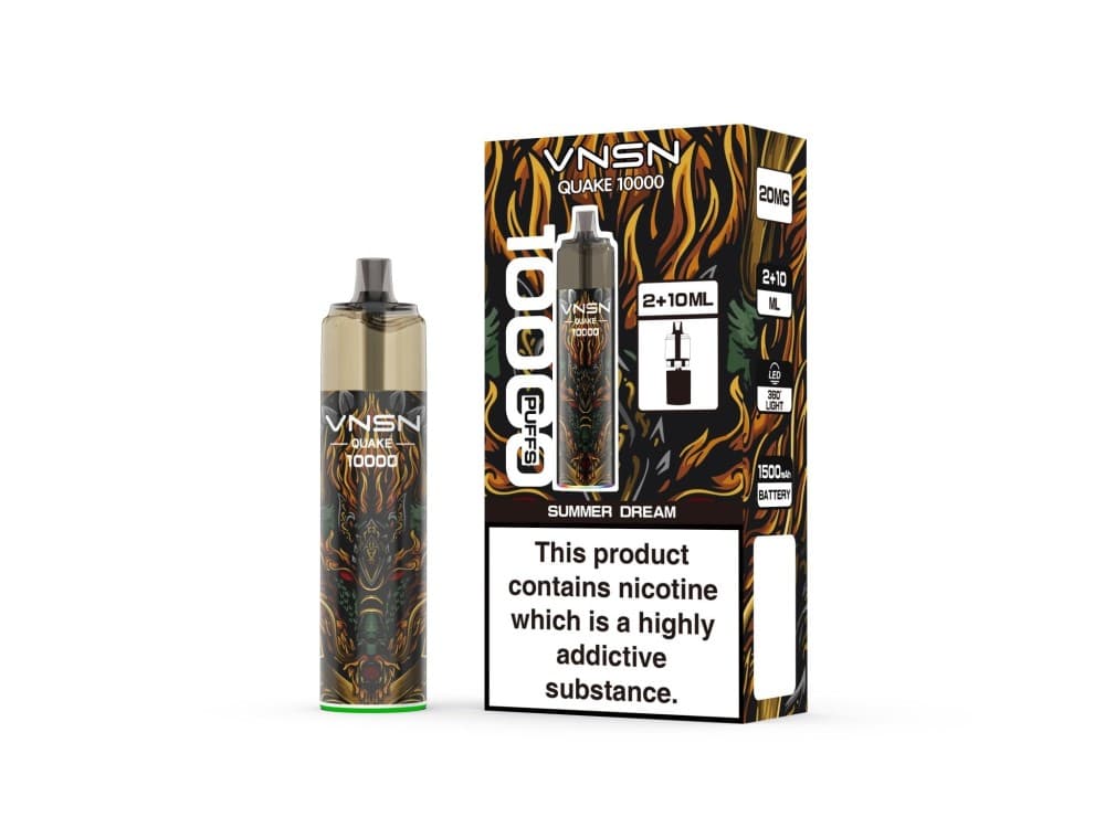 Summer Dream VNSN Quake 10000 Prefilled Refill Pod Vape Kit Box of 5