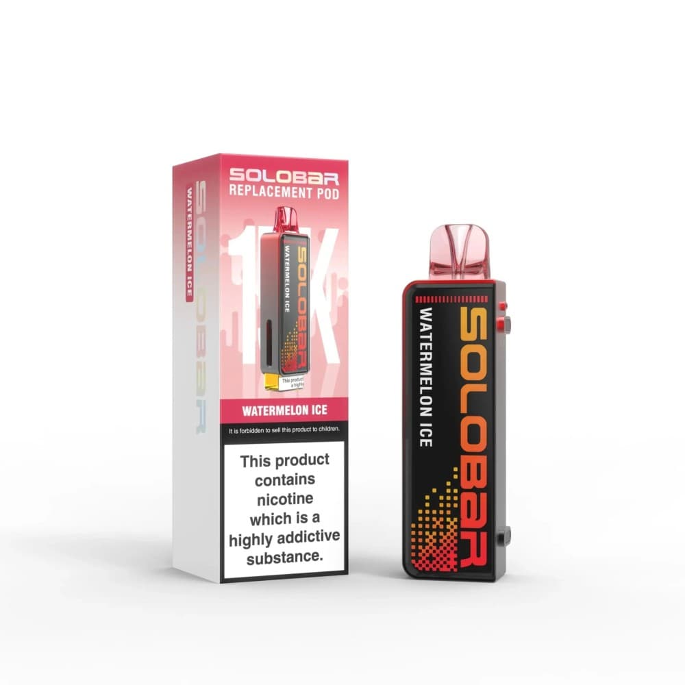 Watermelon Ice Solo Bar 15K Prefilled Pods Box of 5