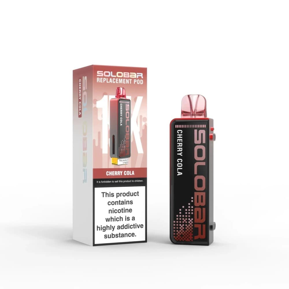 Cherry Cola Solo Bar 15K Prefilled Pods Box of 5