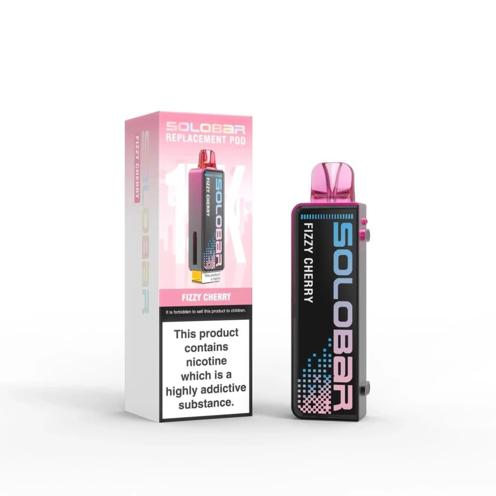 Fizzy Cherry Solo Bar 15K Prefilled Pods Box of 5