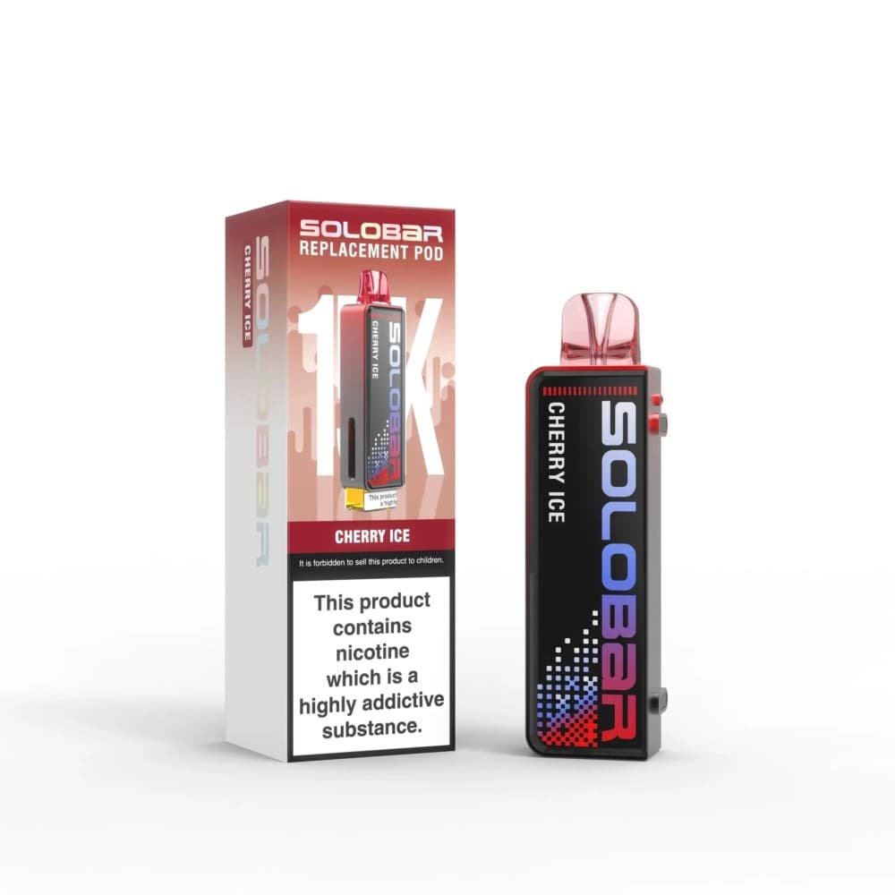 Cherry Ice Solo Bar 15K Prefilled Pods Box of 5