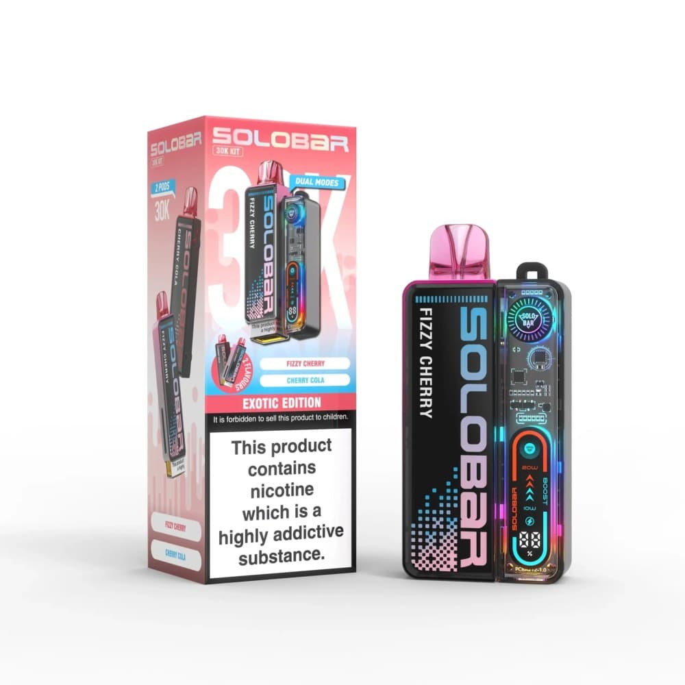 Exotic Edition Solo Bar Boost 30K Prefilled Vape Kit Box of 5