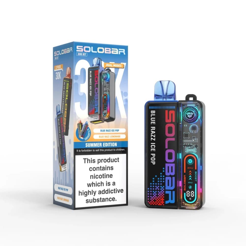 Summer Edition Solo Bar Boost 30K Prefilled Vape Kit Box of 5