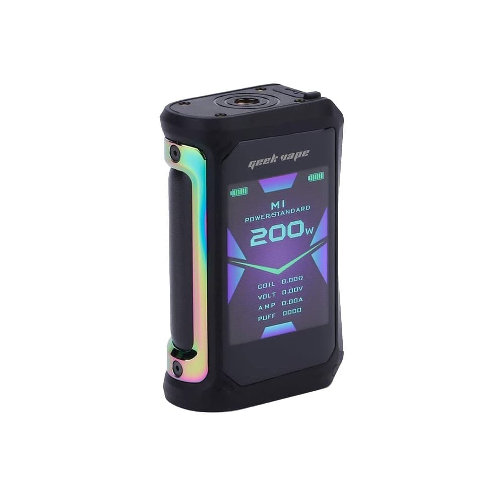Rainbow Black Geekvape Aegis X 200W TC Mod | E Cigarette Geekvape Aegis | Wolfvapes