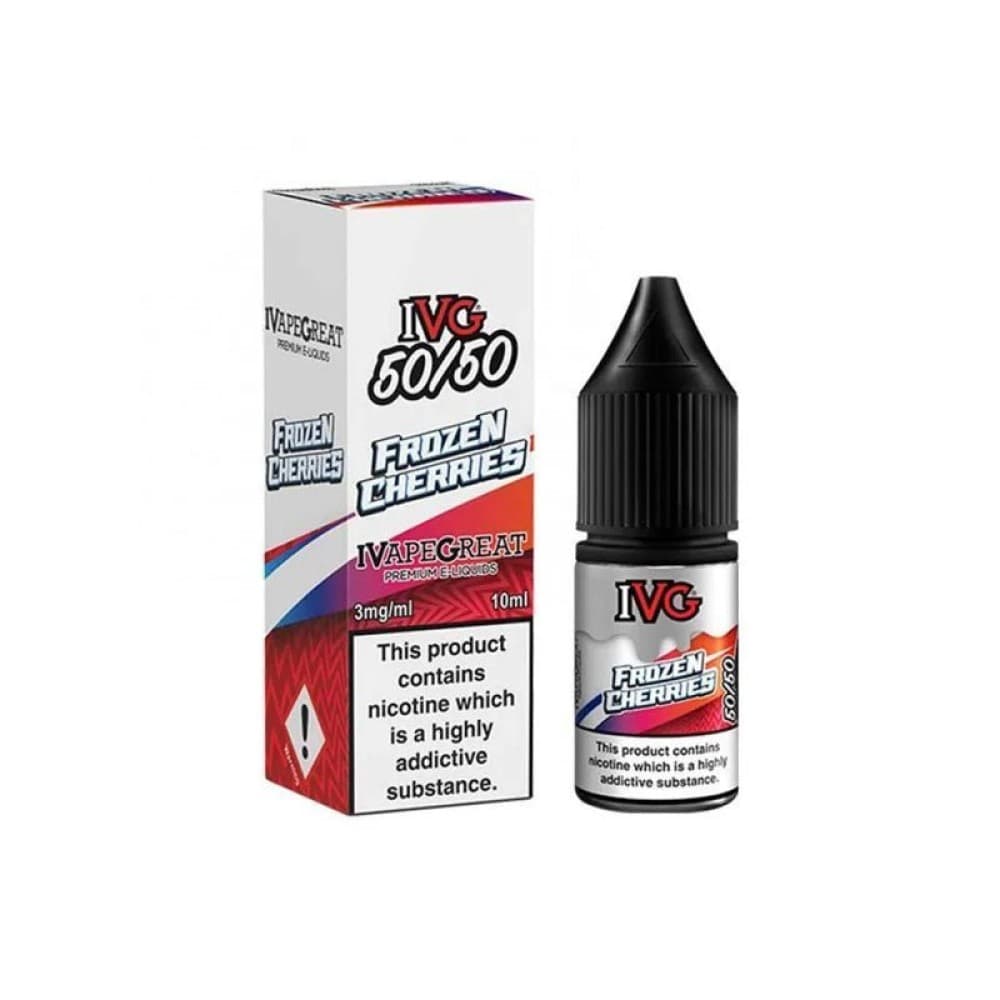 Frozen Cherries / 12mg IVG 50/50 10ml Nic Salt E-Liquids 12mg & 18mg Box of 10