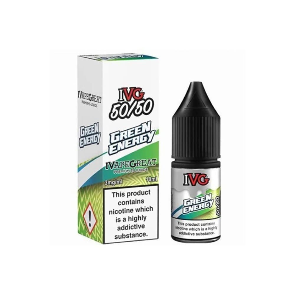 Green Energy / 12mg IVG 50/50 10ml Nic Salt E-Liquids 12mg & 18mg Box of 10
