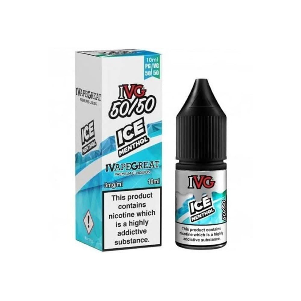 Ice Menthol / 12mg IVG 50/50 10ml Nic Salt E-Liquids 12mg & 18mg Box of 10