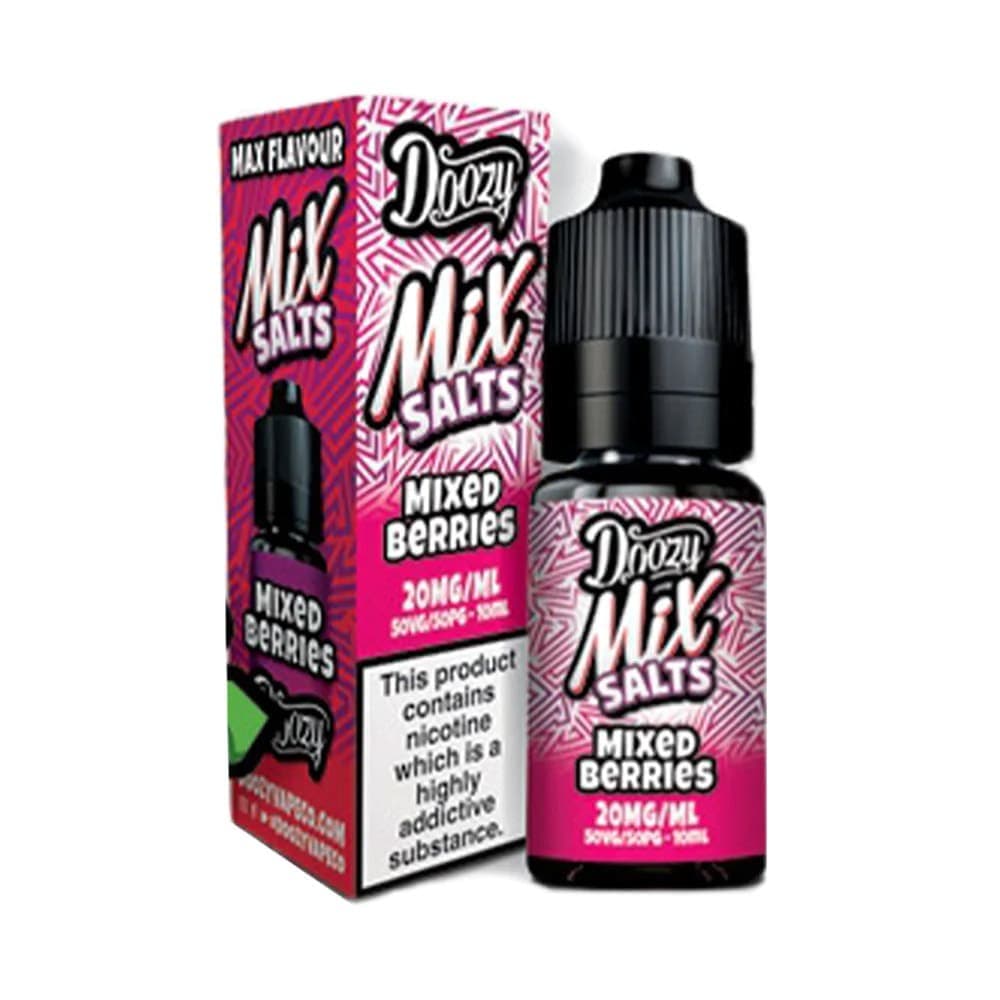 10mg / Mixed Berries Doozy Mix Nic Salt 10ml E-Liquid Box of 10