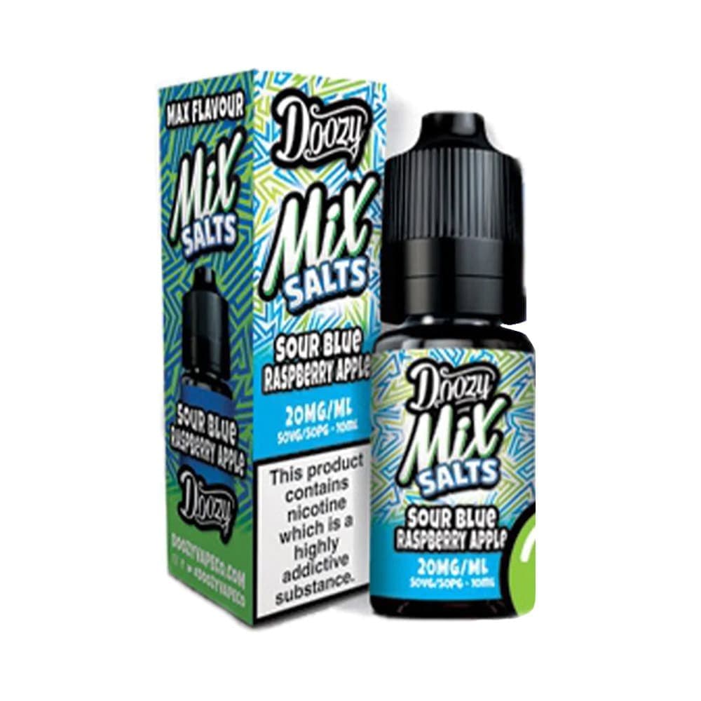 10mg / Sour Blue Raspberry Apple Doozy Mix Nic Salt 10ml E-Liquid Box of 10