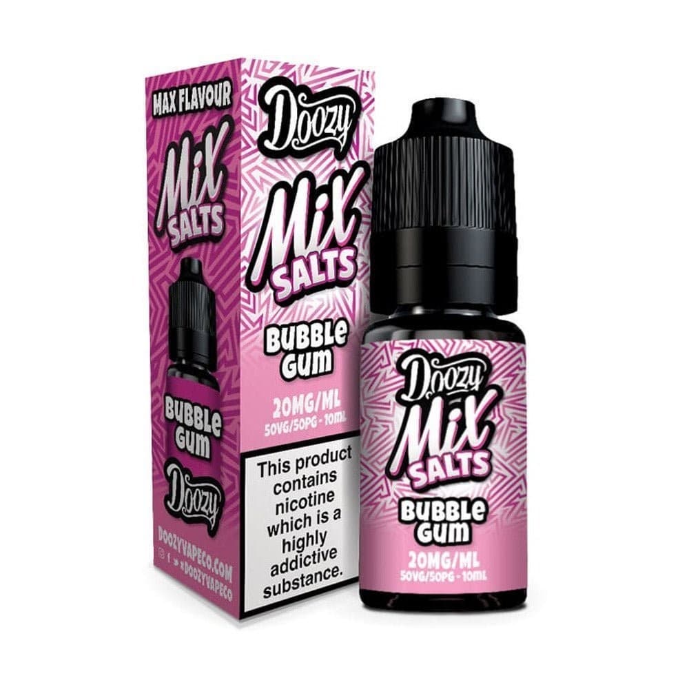 10mg / Bubblegum Doozy Mix Nic Salt 10ml E-Liquid Box of 10