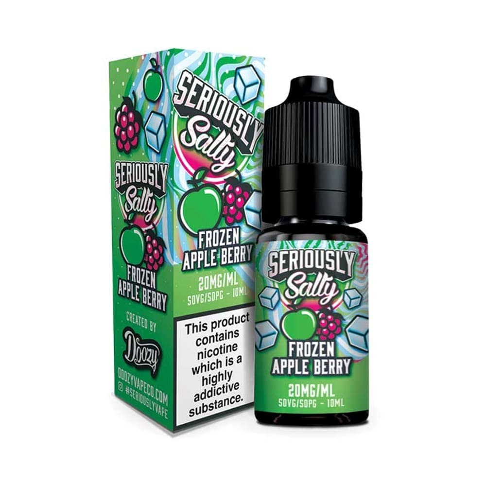 10mg / Frozen Apple Berry Doozy Vape Seriously Salty Nic Salt 10ml E-Liquid Box of 10