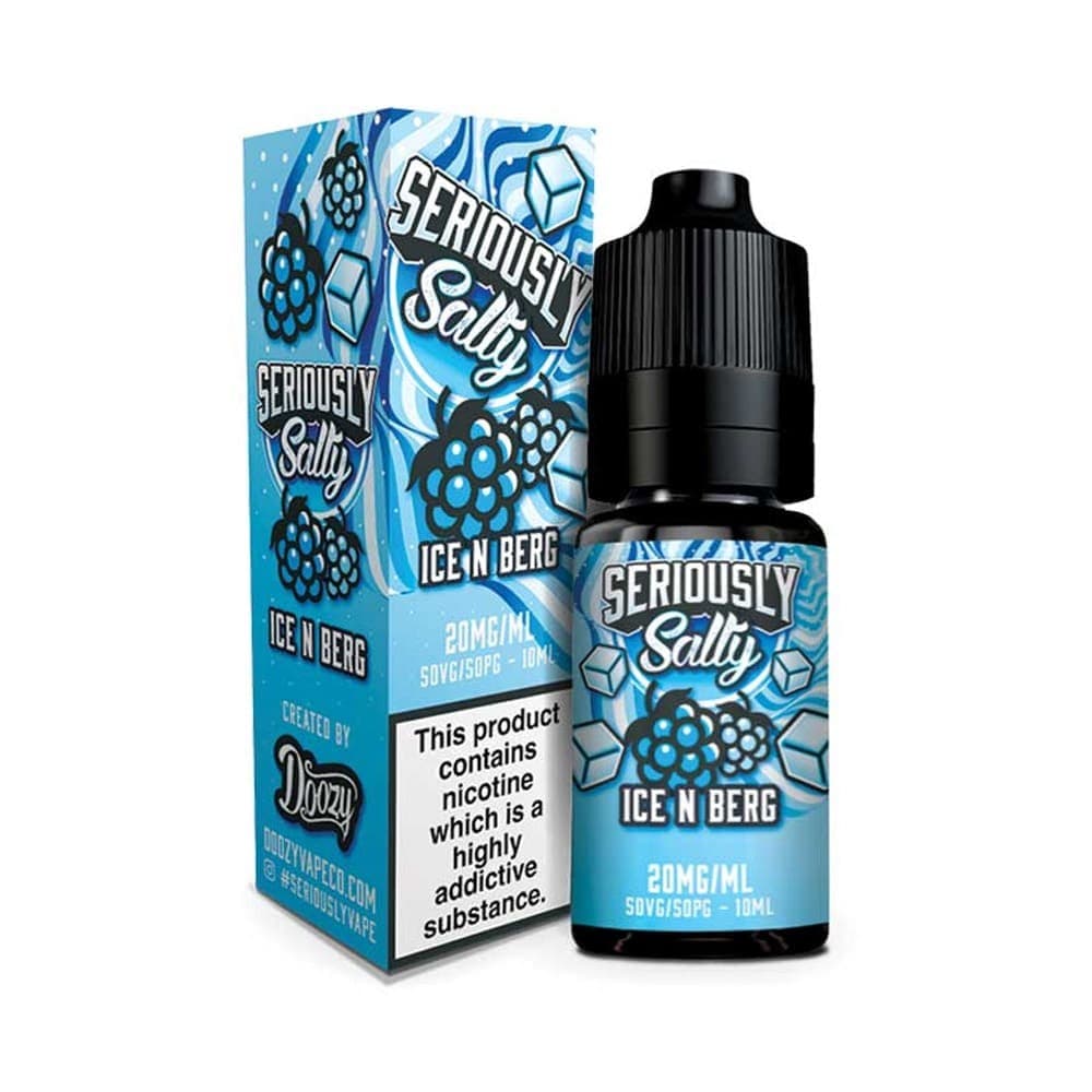 10mg / Ice N Berg Doozy Vape Seriously Salty Nic Salt 10ml E-Liquid Box of 10