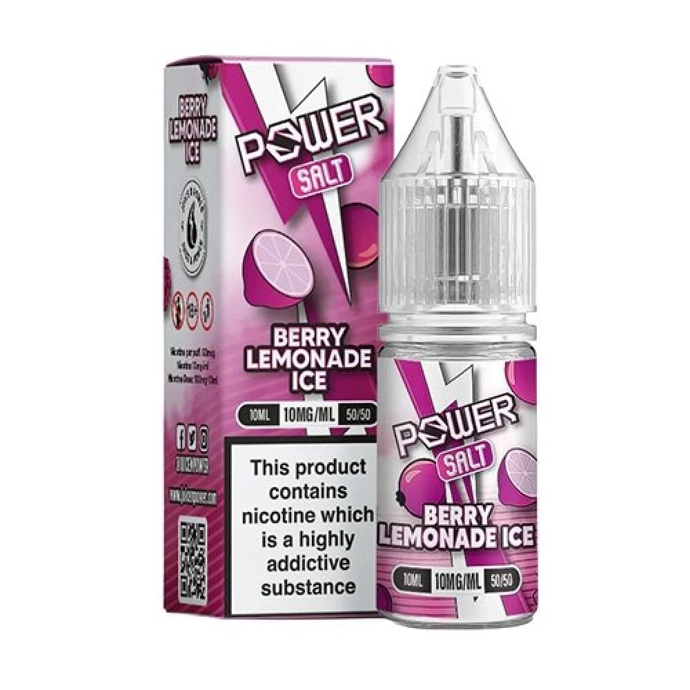 Berry Lemonade Ice / 10mg Juice N Power Nic Salt 10ml E-Liquid Box of 10