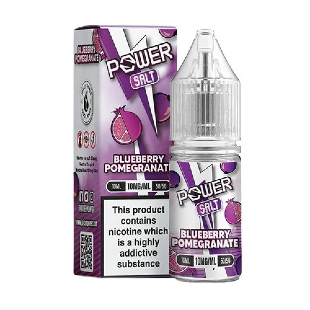Blueberry Pomegranate / 10mg Juice N Power Nic Salt 10ml E-Liquid Box of 10