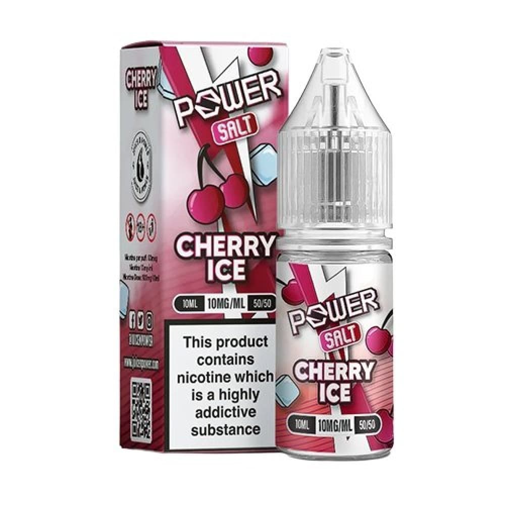 Cherry Ice / 10mg Juice N Power Nic Salt 10ml E-Liquid Box of 10