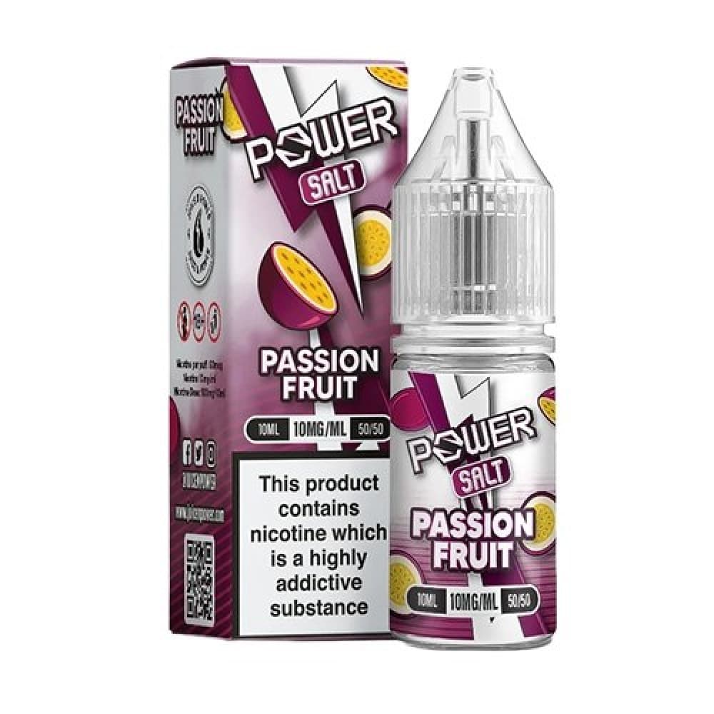 Passion Fruit / 10mg Juice N Power Nic Salt 10ml E-Liquid Box of 10