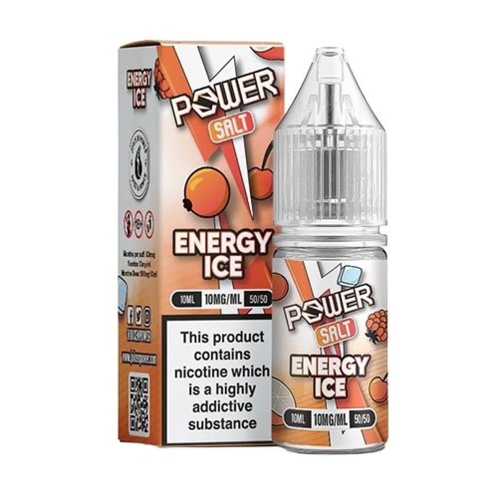 Energy Ice / 10mg Juice N Power Nic Salt 10ml E-Liquid Box of 10