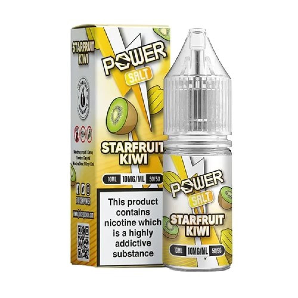 Starfruit Kiwi / 10mg Juice N Power Nic Salt 10ml E-Liquid Box of 10