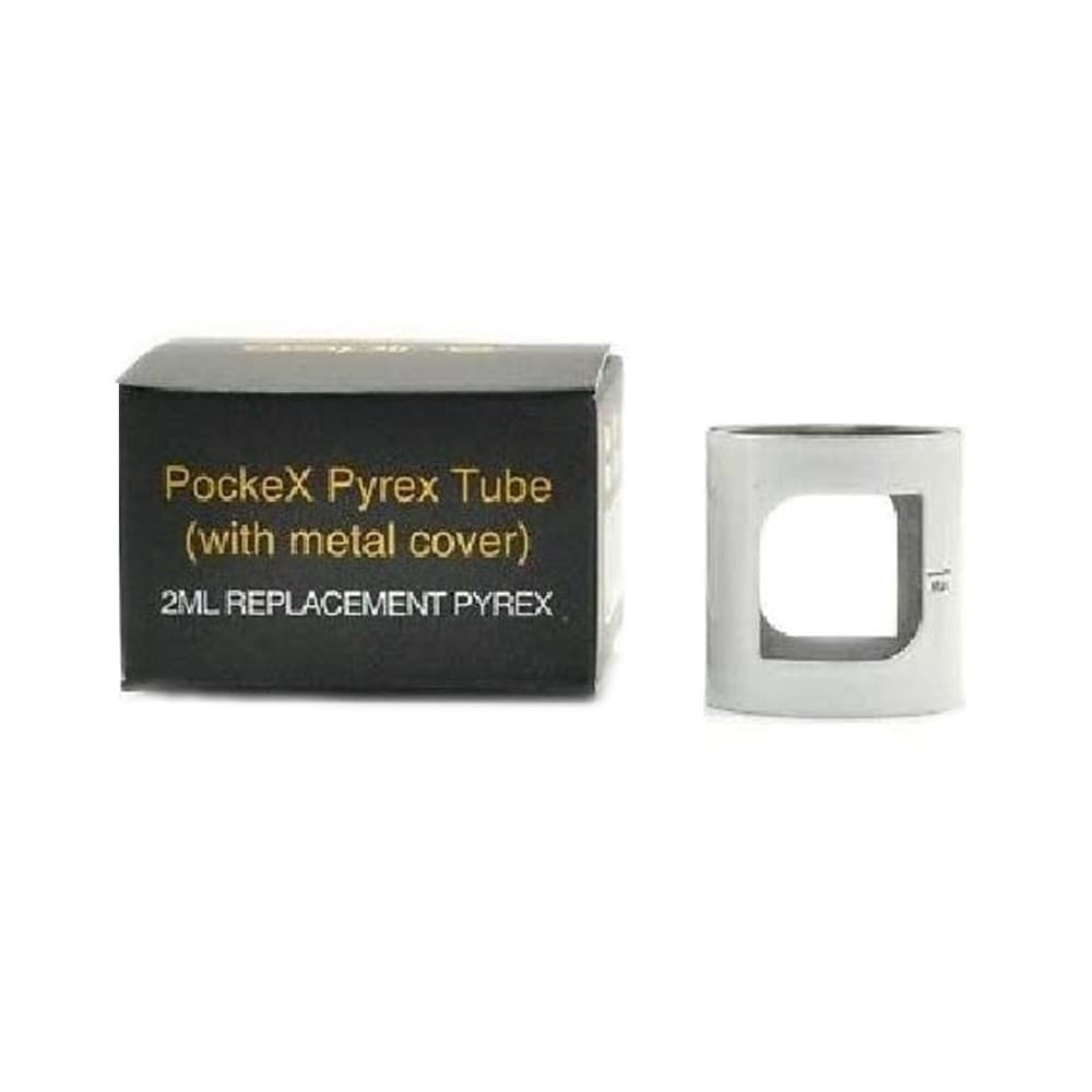 White Aspire PockeX Replacement Glass Metal Sleeve | 1 Pack | Wolfvapes