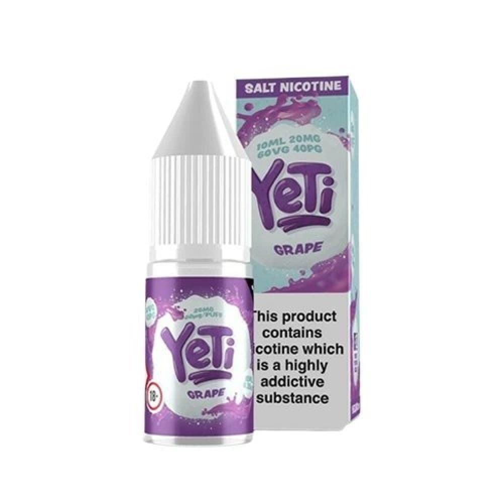 Grape / 10mg Yeti 10ml Nic Salt (Pack of 10)