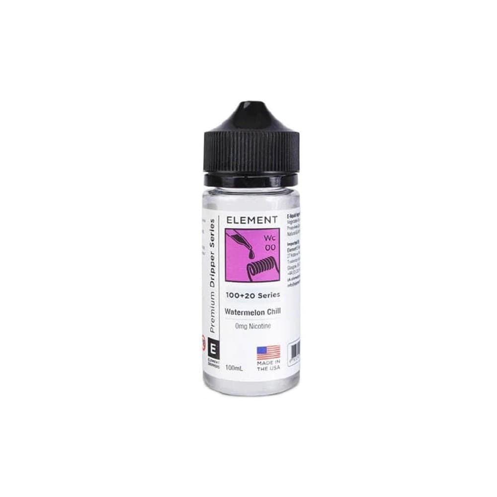WATERMELON CHILL DRIPPER Element Dripper Series Shortfills 100ml | 0mg | Wolfvapes