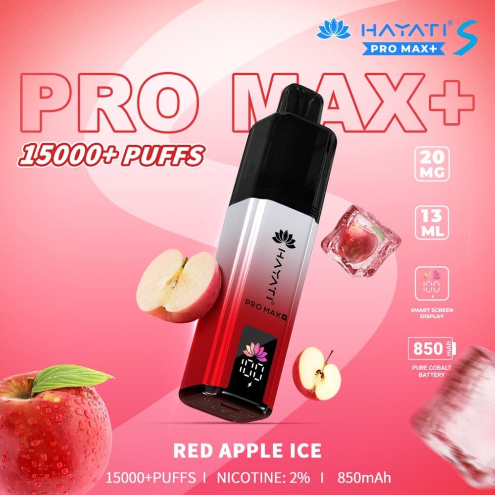 Red Apple Ice Hayati Pro Max S Plus 15K Pod Vape Kit