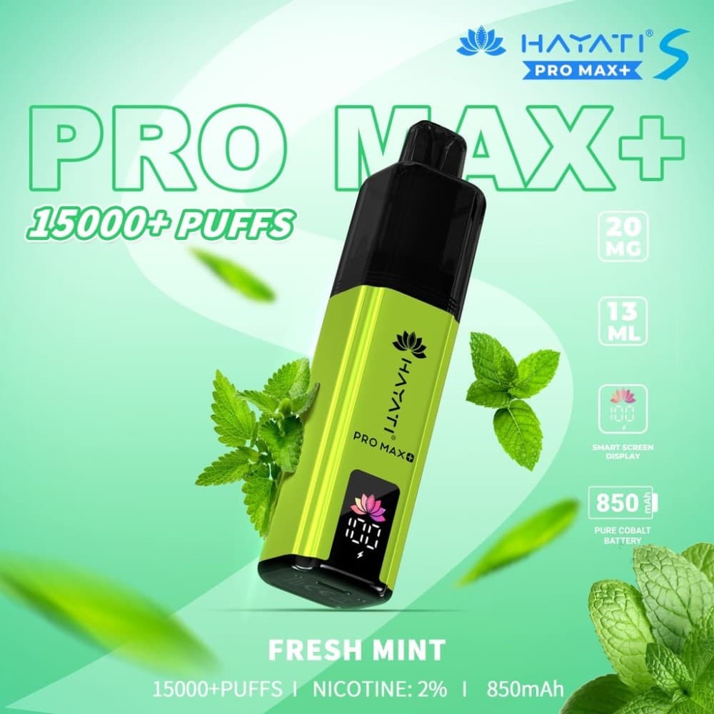Fresh Mint Hayati Pro Max S Plus 15K Pod Vape Kit