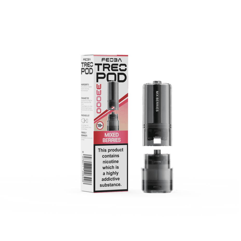 Mixed Berries Feoba Treo 33k Replacement Pods Box of 5