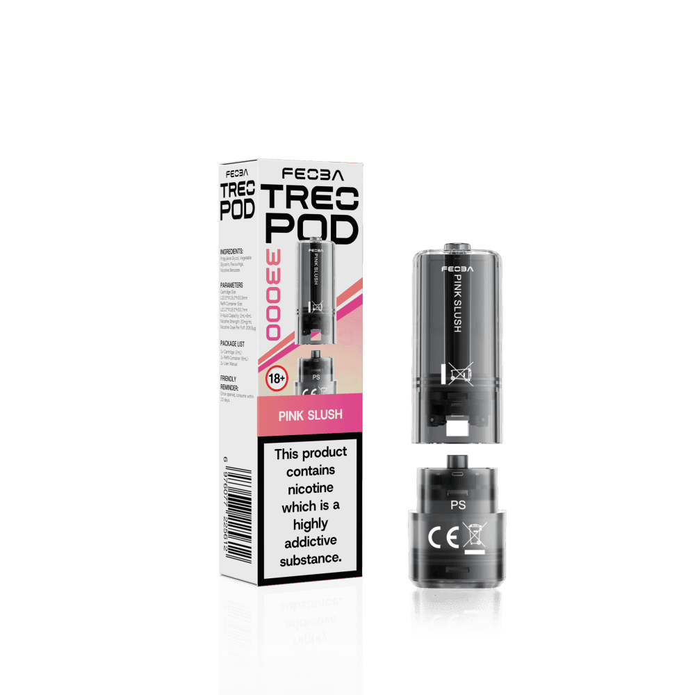 Pink Slush Feoba Treo 33k Replacement Pods Box of 5